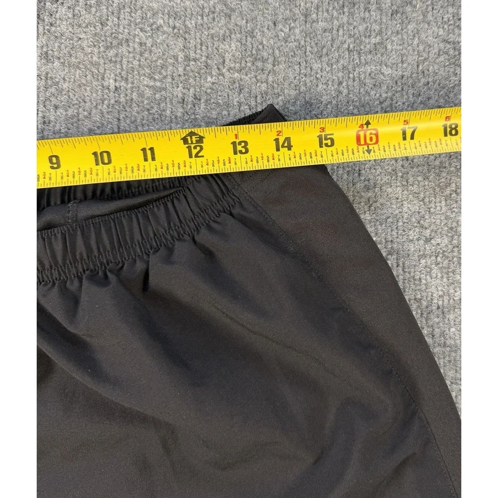 UNICOR Mens Medium APFU Army Training Shorts Black Yellow Logo PT Trunks 5